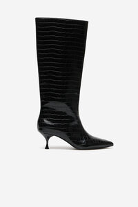 Cortefiel Bota de salto gatinho com efeito coco