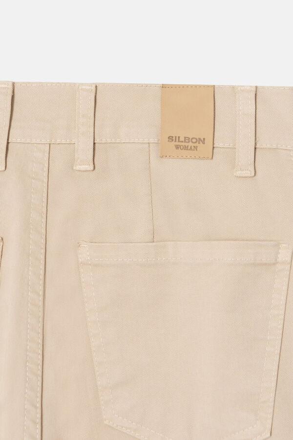Silbon Calças cargo Tostado