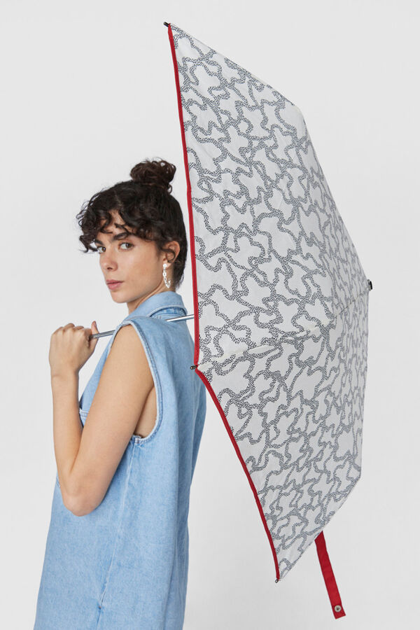 Kaos Icon beige folding umbrella | Women\'s accessories | Cortefiel