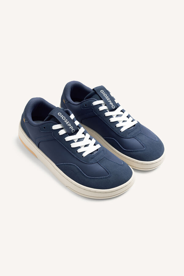 Gioseppo Chinelos de pele Masasi Azul