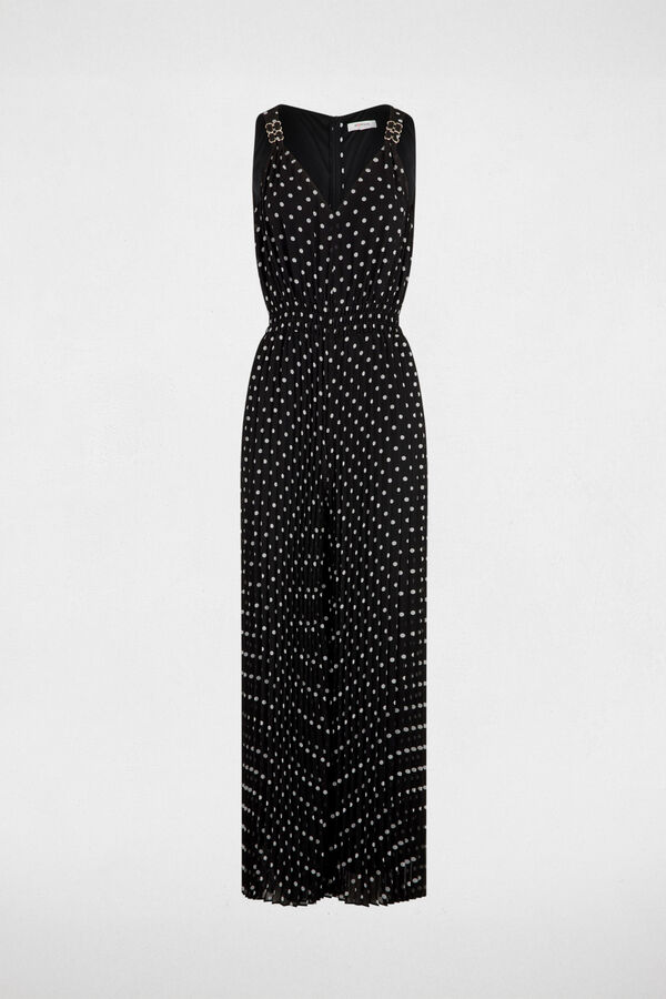 Morgan Pleated fluid jumpsuit Multicolour