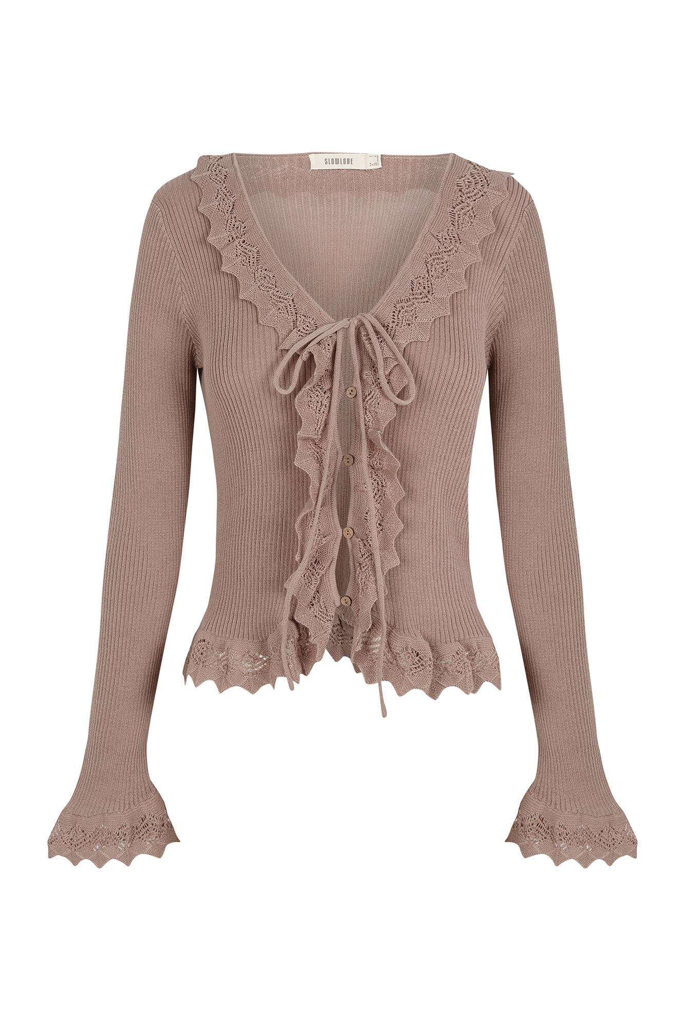 Slowlove Camisola de malha efeito degrad&ecirc;