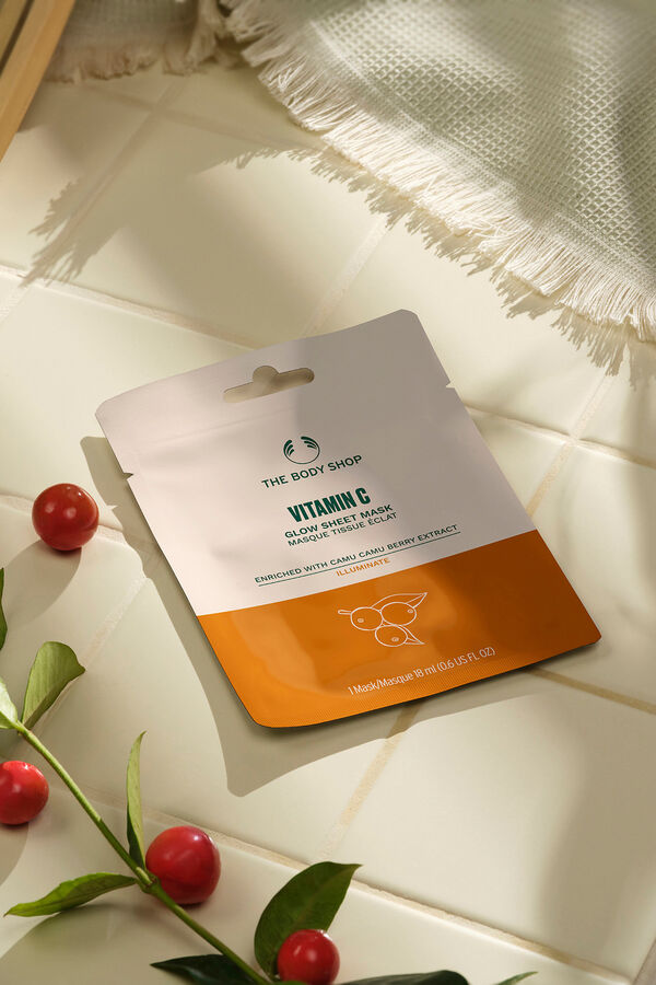 The Body Shop Vitamin C Glow Sheet Mask 18ml Multicolor