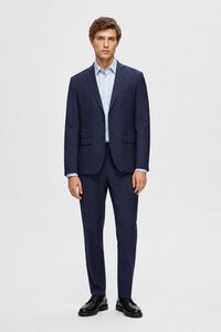 Selected Americana de traje Slim Fit confeccionada con materiales reciclados