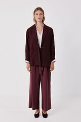 Cortefiel Fluid women's blazer Maroon