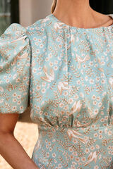 Pol&iacute;n Et Moi Vestido estampado de flores Sabba Azul