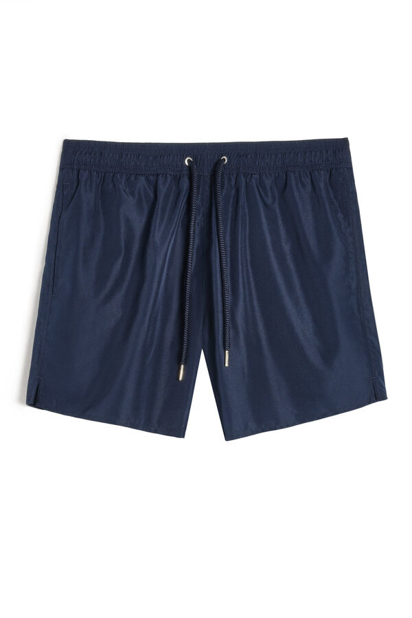 Cortefiel Plain short swim shorts Navy