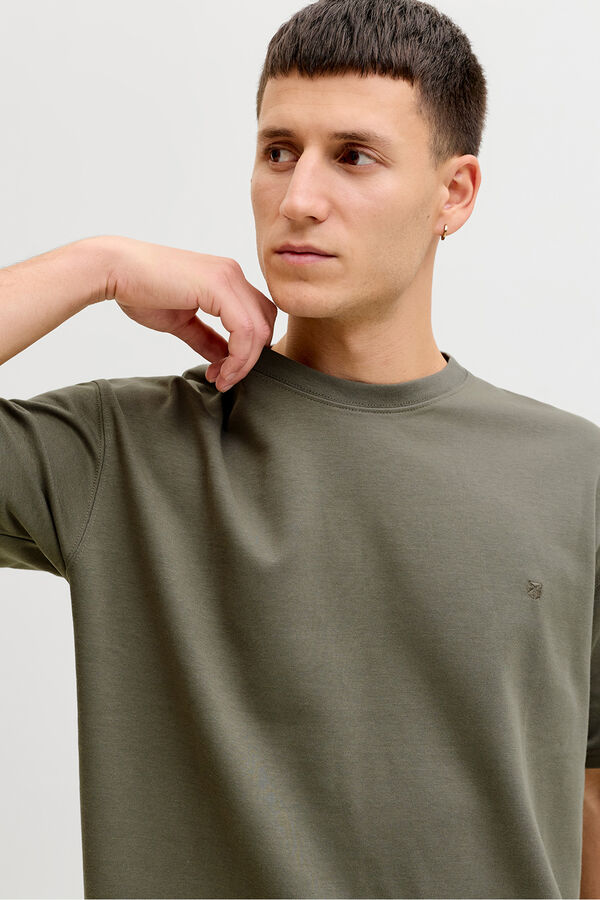 Jack & Jones T-shirt b&aacute;sica manga curta Verde