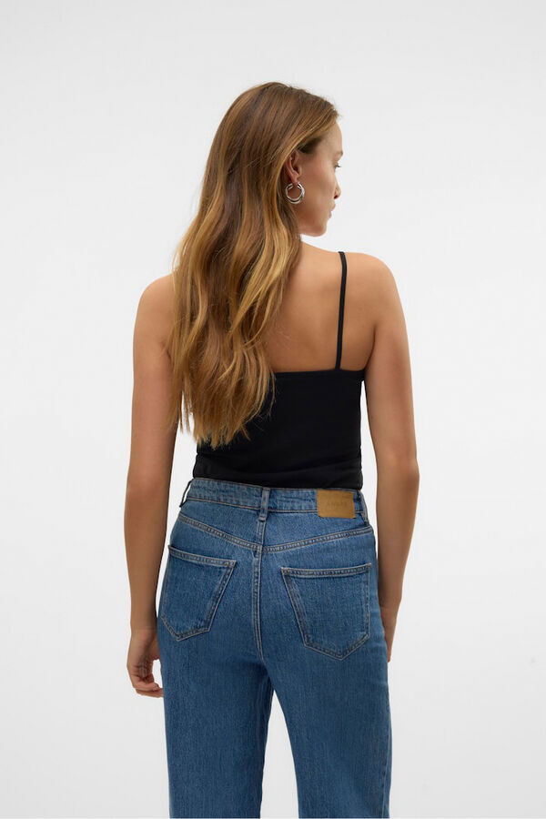 Vero Moda Lace strappy top Black