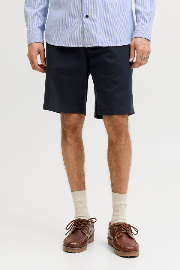 Jack & Jones Serge chino Bermuda shorts Navy