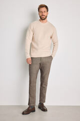Jack & Jones Camisola regular em algod&atilde;o Tostado