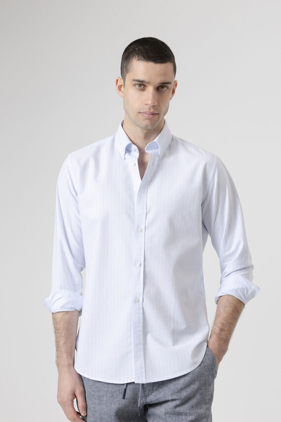 Camisa algodón rayas