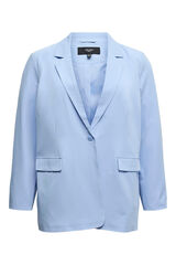 Vero Moda Curve Blazer manga comprida tamanho grande Azul
