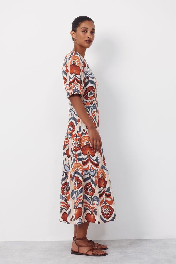 Cortefiel Printed blouse Multicolour