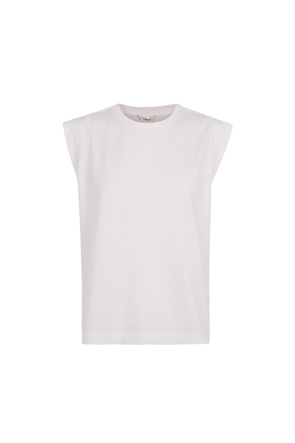 Slowlove Camiseta básica mangas Branco