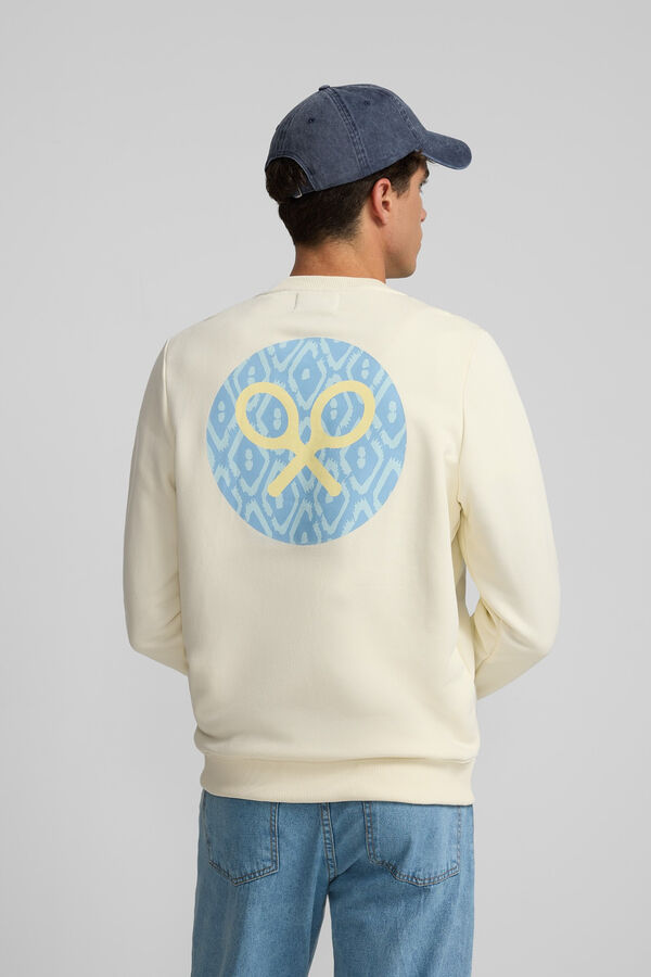 Silbon Sweatshirt círculo étnico Ecru