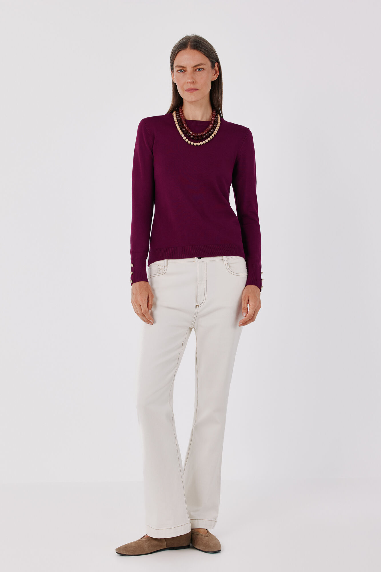 Cortefiel Round neck jumper