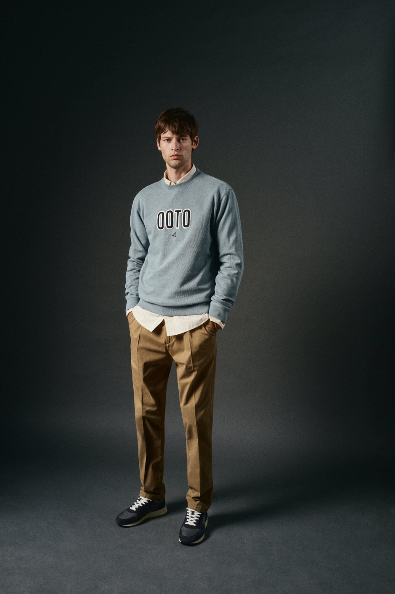 OOTO Cal&ccedil;as chino pin&ccedil;as