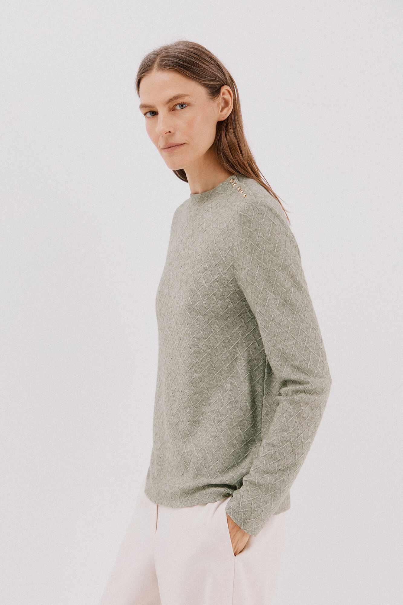 Cortefiel Top rhombus structure