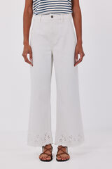 Cortefiel Linen tank top White