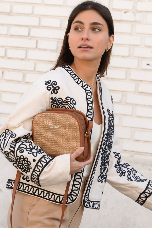 The Code Bolsa de pele Casandra Castanho