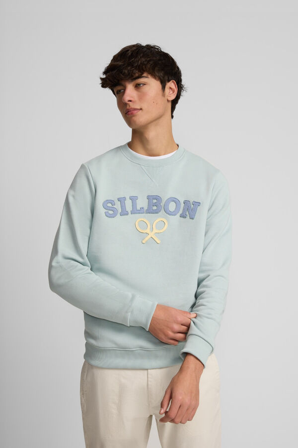 Silbon Moletom sweatshirt racket meia Verde
