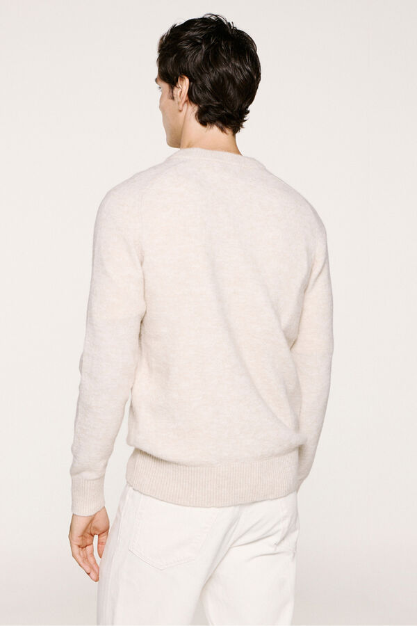 Selected Camisola de lã e alpaca  Cinzento