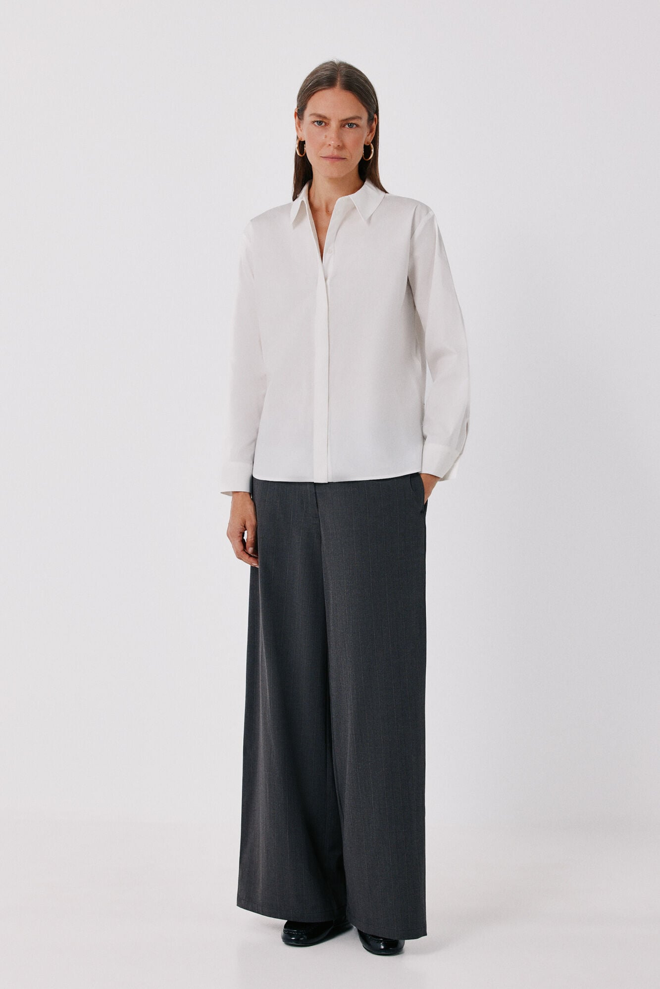 Cortefiel Camisa cuello solapa