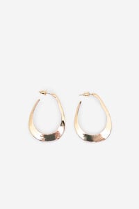 Cortefiel Deformed hoop earrings