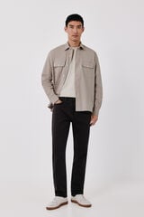 Cortefiel Regular fit 5 pocket jeans Dark brown