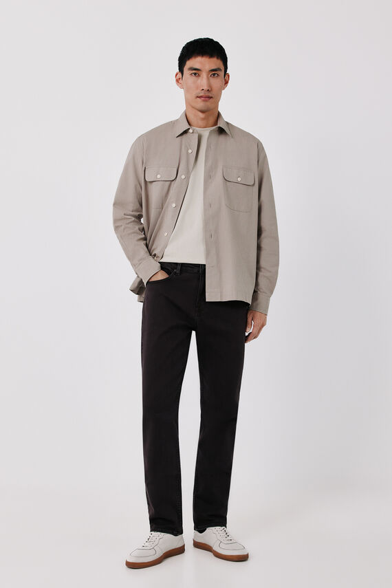Pantalón vaquero 5 bolsillos color regular fit