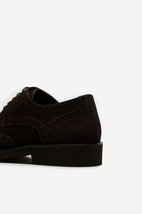 Cortefiel Urban rubber sole shoe Dark brown