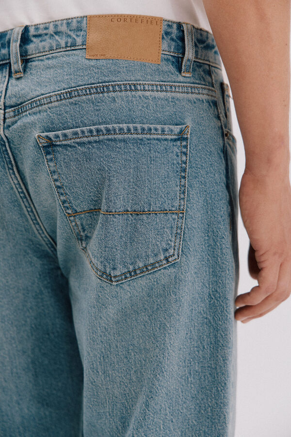 Cortefiel Regular fit jeans Blue