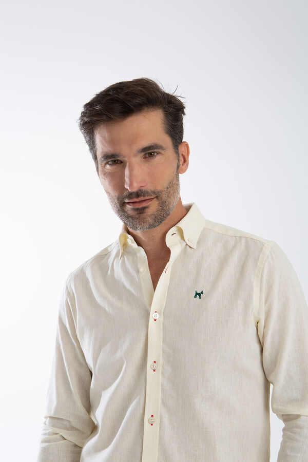 Williot Camisa Lino Amarillo
