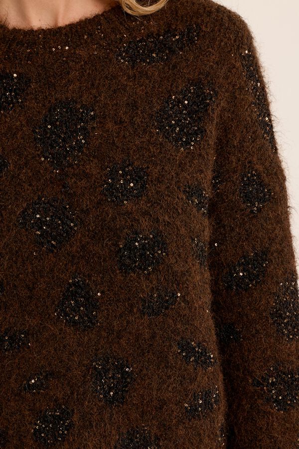Molly Bracken Camisola com estampado Castanho
