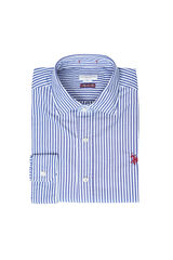 Us Polo Camisa riscas Ivor Azul