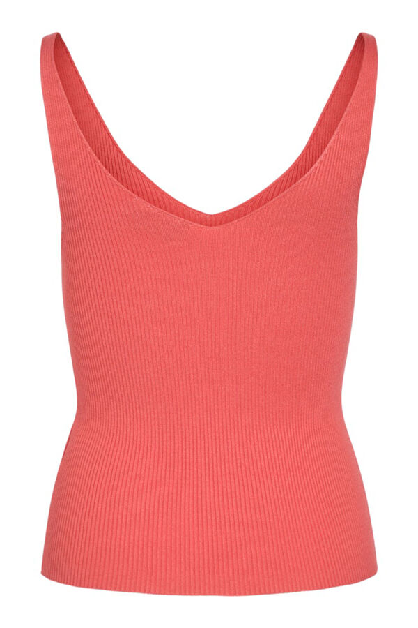 Vila straps jersey-knit top with viscose Pink