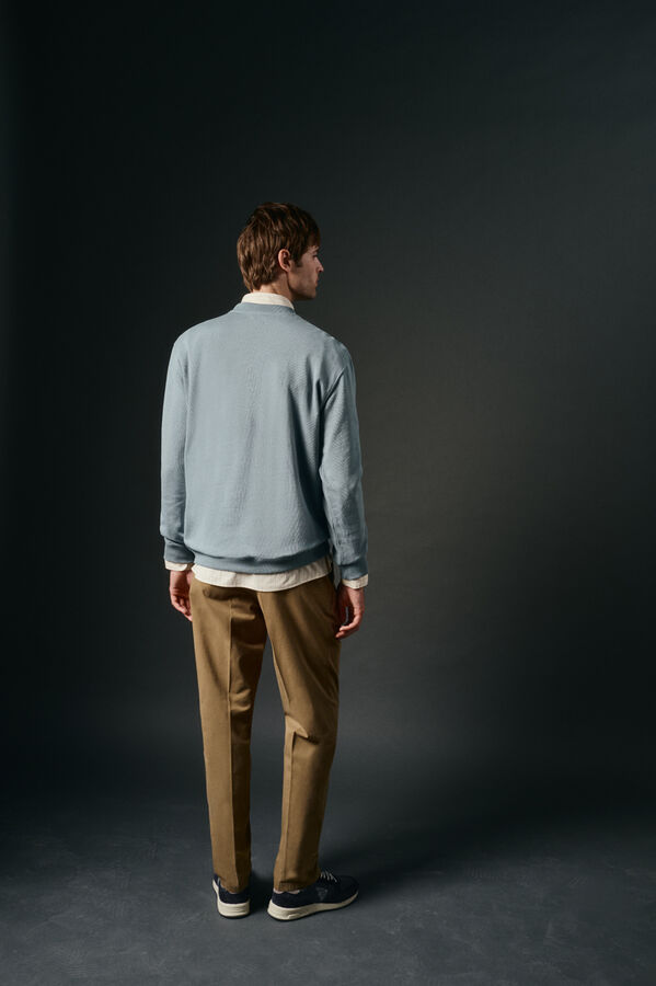 OOTO Sweatshirt logo bordado Azul