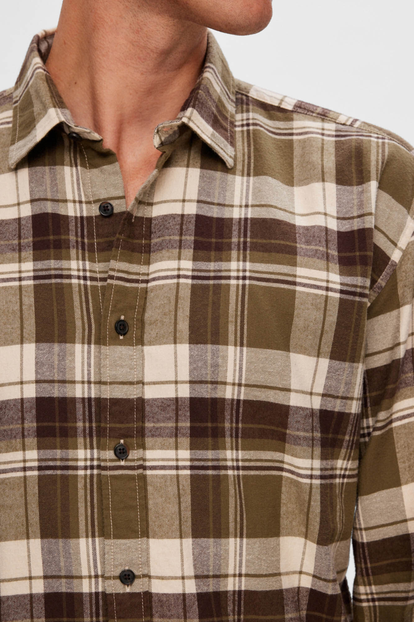 Camisa franela hombre hotsell verde
