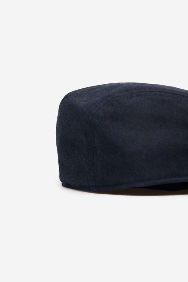 Cortefiel Boné clássico de tecido Azul
