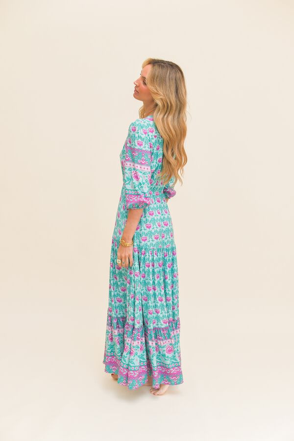 Jaase Vestido comprido Tessa Azul