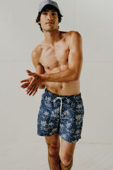 Gant Fato de banho estampado Azul