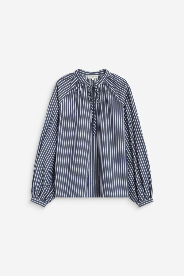 Grace & Mila Striped Albane blouse Printed blue