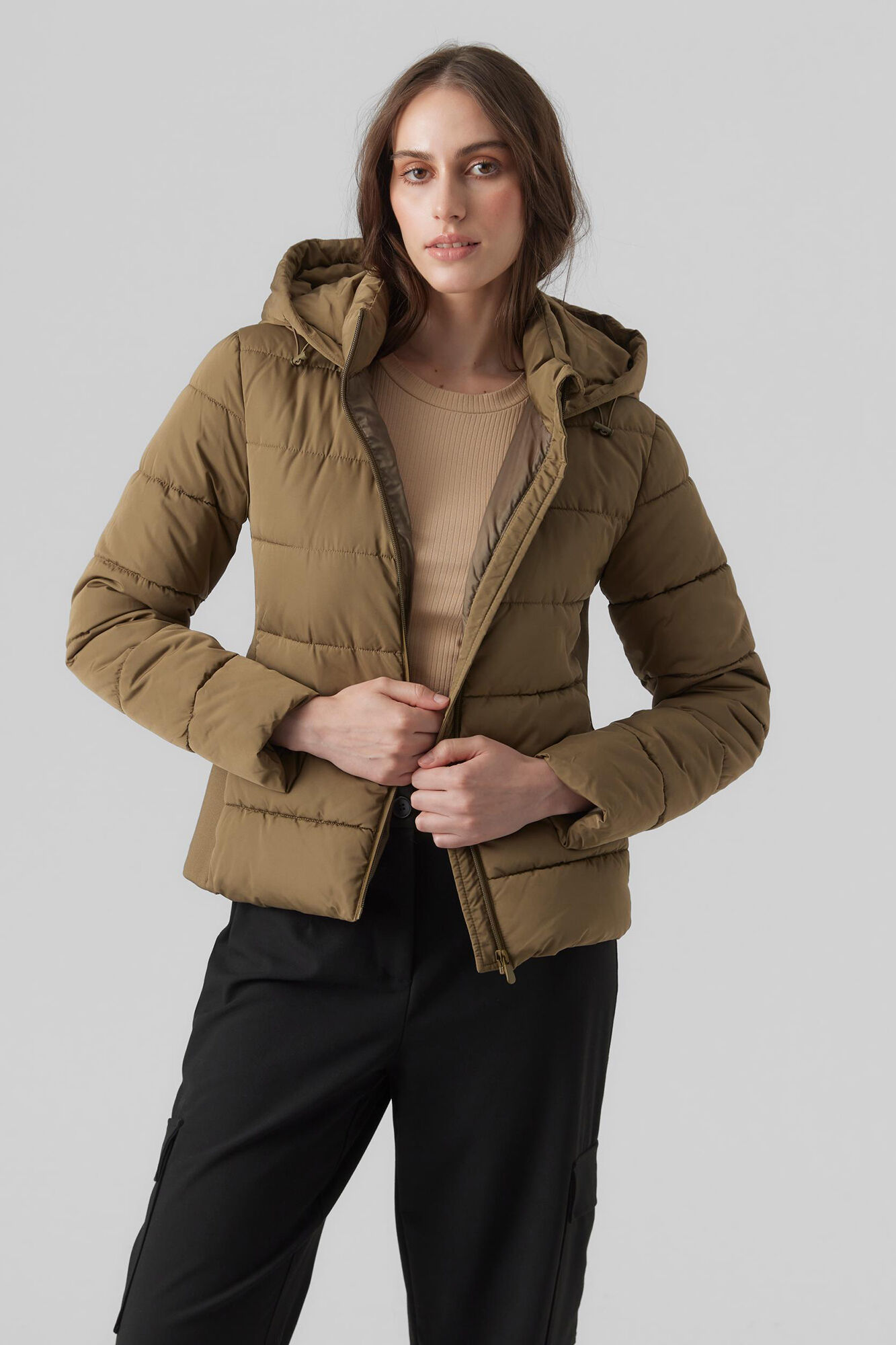 Fitted hooded coat 2025