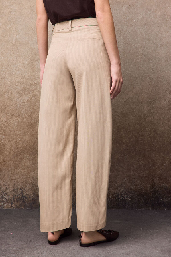 Slowlove Barrel cut trousers Nude