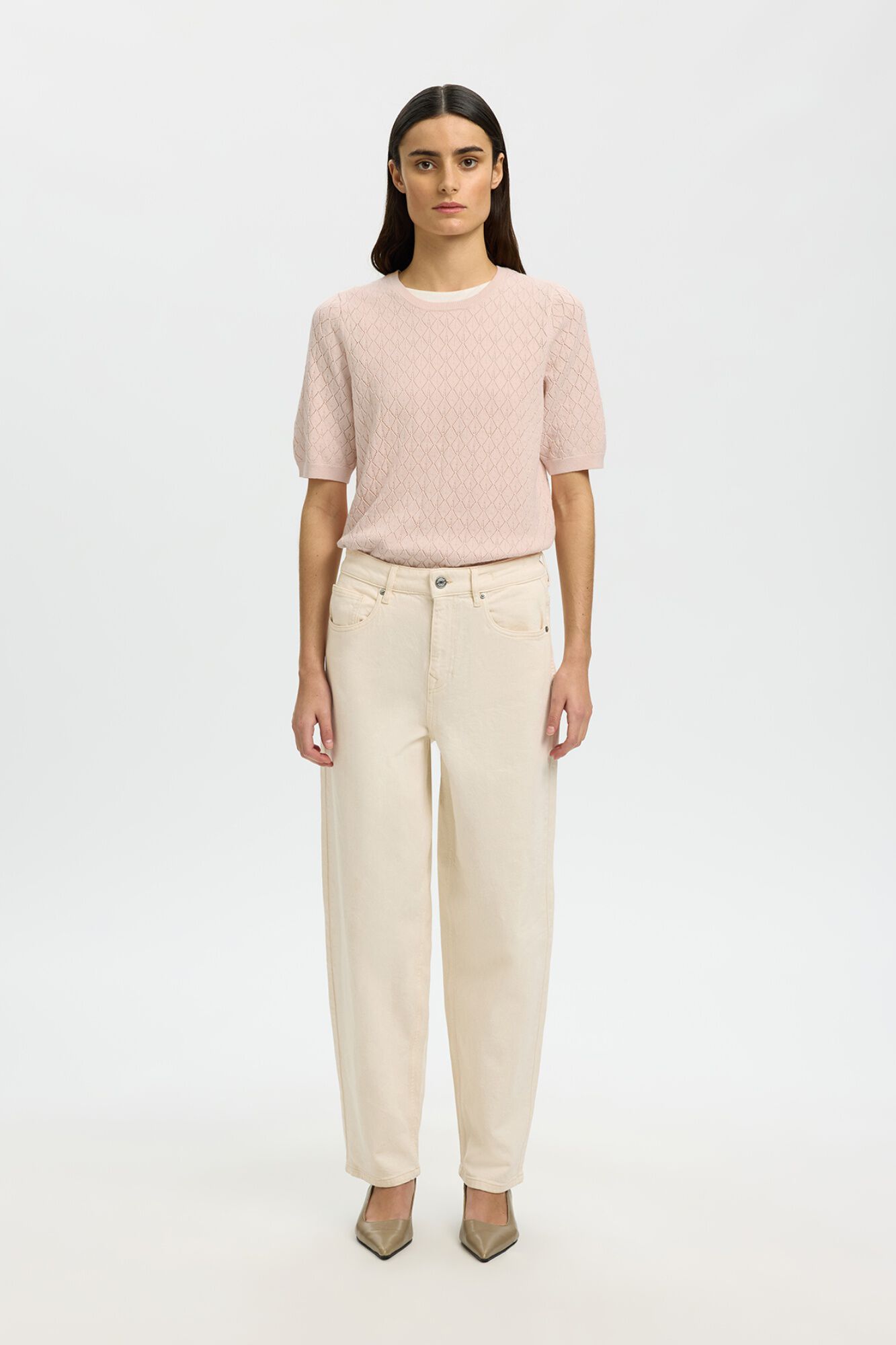 Selected Jersey de manga corta de punto