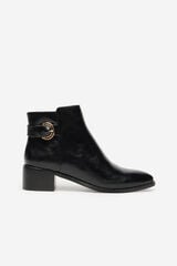 Cortefiel Low ankle boot Black