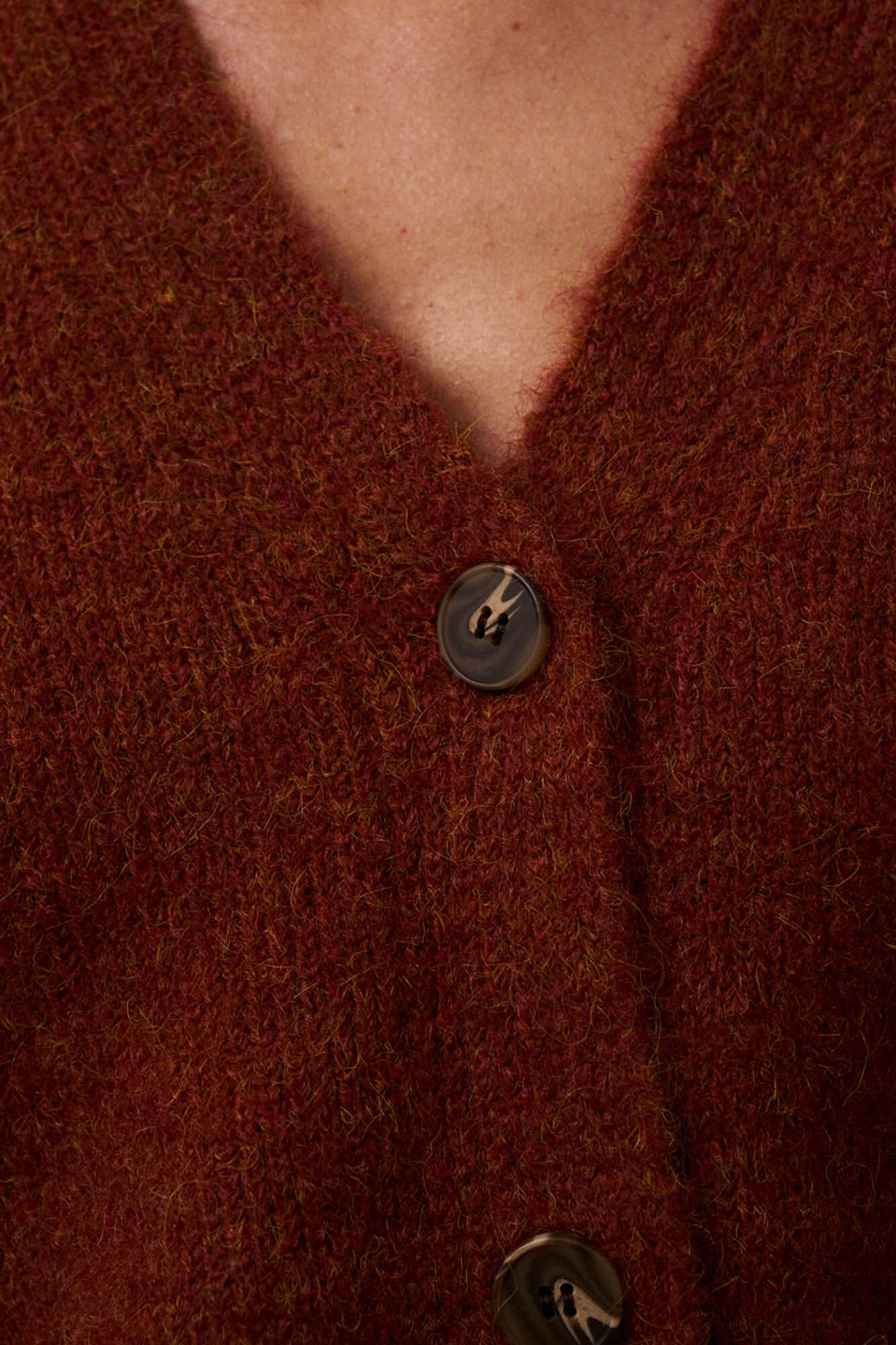 Pol&iacute;n Et Moi Cardigan com bot&otilde;es da Minnie Mouse