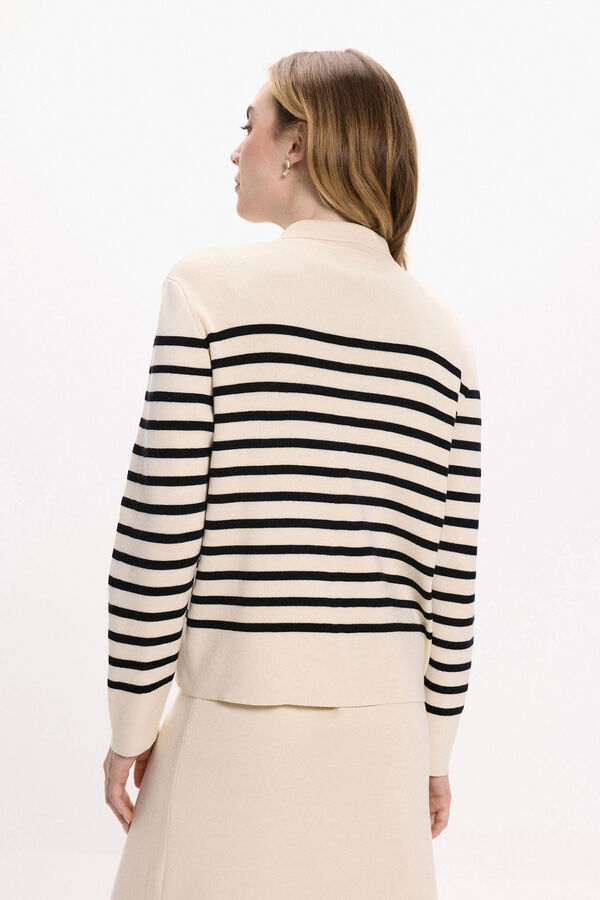 Vila Casaco de malha com viscose Tostado