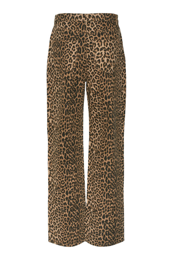 Vero Moda Jeans com estampa animal Castanho